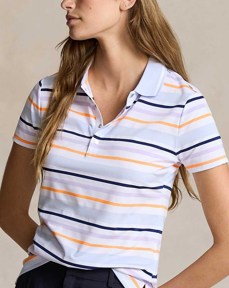 Camisa Polo Ralph Lauren Striped Stretch Jersey Mujer Azules | GMTFHOE-53 - vista 5