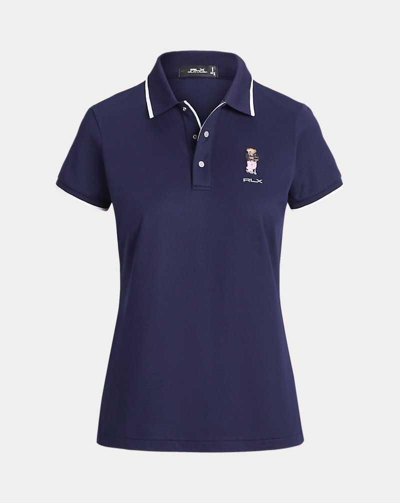 Camisa Polo Ralph Lauren Tailored Fit Bear Mujer Azul Marino | NRAZYIK-86 - vista 2