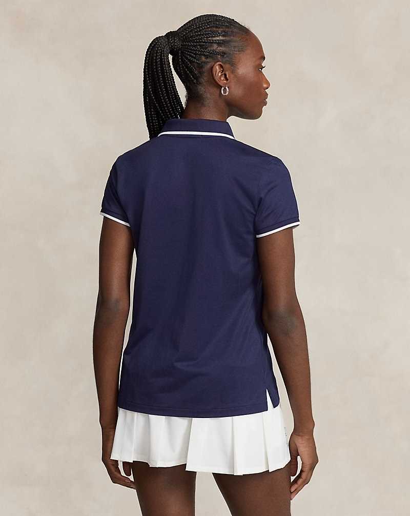 Camisa Polo Ralph Lauren Tailored Fit Bear Mujer Azul Marino | NRAZYIK-86 - vista 4