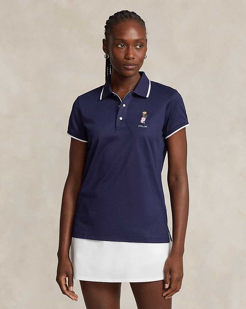 Camisa Polo Ralph Lauren Tailored Fit Bear Mujer Azul Marino | NRAZYIK-86 - vista 1