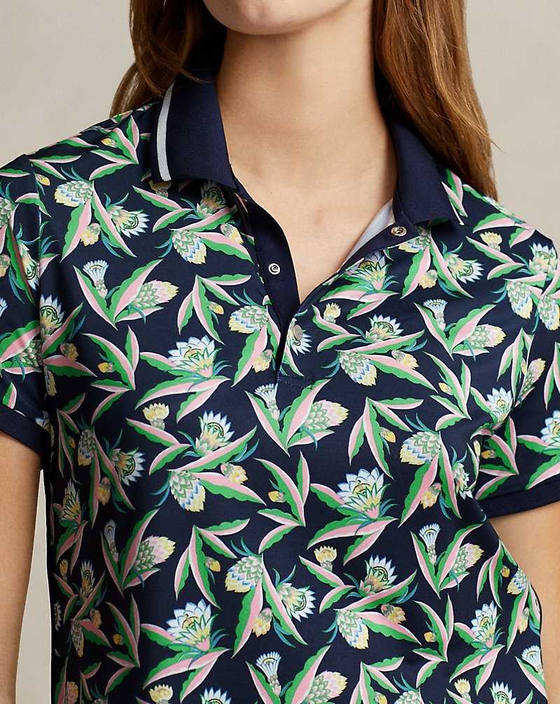 Camisa Polo Ralph Lauren Tailored Fit Floral Mujer Azul Marino | NLIOVGS-07 - vista 5