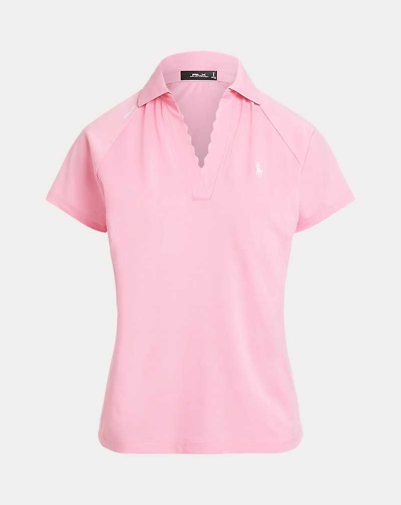 Camisa Polo Ralph Lauren Tailored Fit Mesh Mujer Rosas | PGXDONF-49 - vista 2