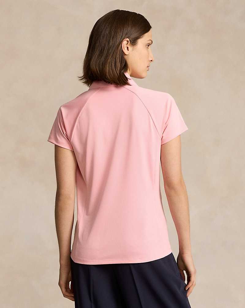 Camisa Polo Ralph Lauren Tailored Fit Mesh Mujer Rosas | PGXDONF-49 - vista 4
