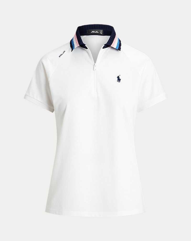 Camisa Polo Ralph Lauren Tailored Fit Quarter-Zip Mujer Blancos | WZPCQVX-23 - vista 2