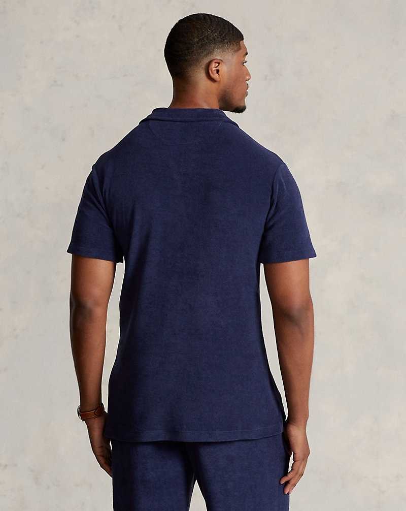 Camisa Polo Ralph Lauren Terry Hombre Azul Marino | SDWXOCE-26 - vista 4