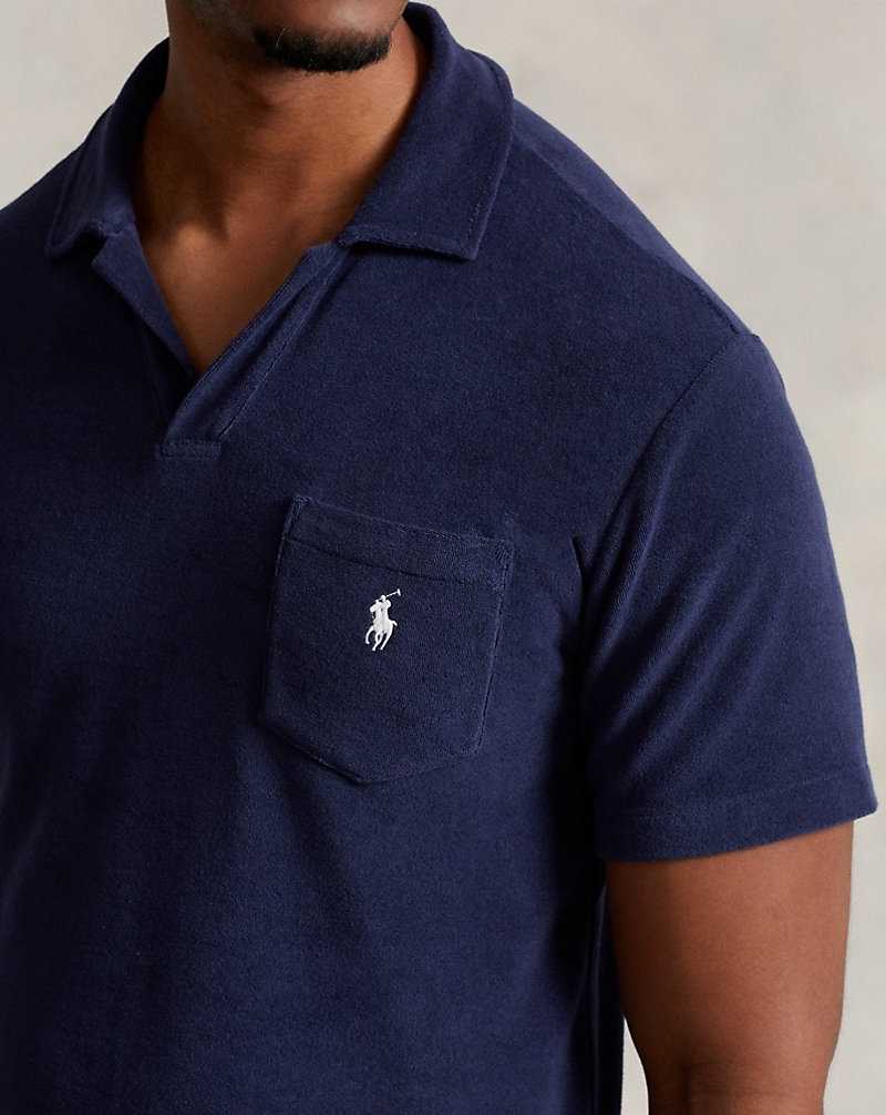 Camisa Polo Ralph Lauren Terry Hombre Azul Marino | SDWXOCE-26 - vista 5