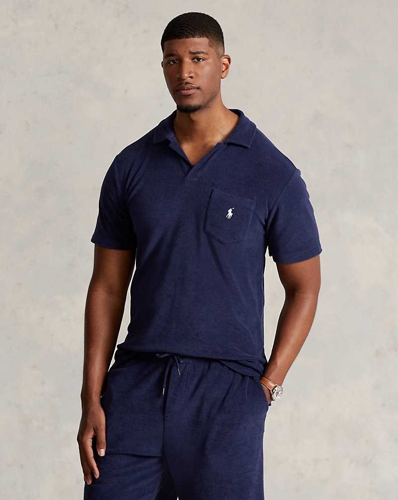 Camisa Polo Ralph Lauren Terry Hombre Azul Marino | SDWXOCE-26 - vista 1
