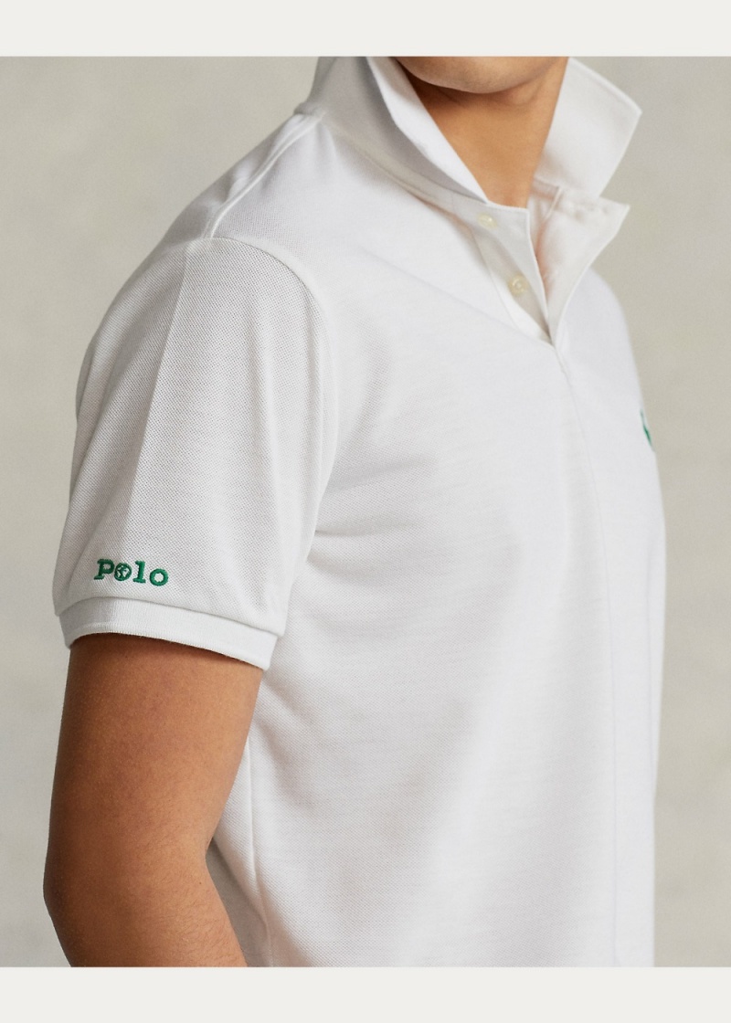 Camisa Polo The Earth Polo Hombre Blancos | EMQN28174 - vista 2