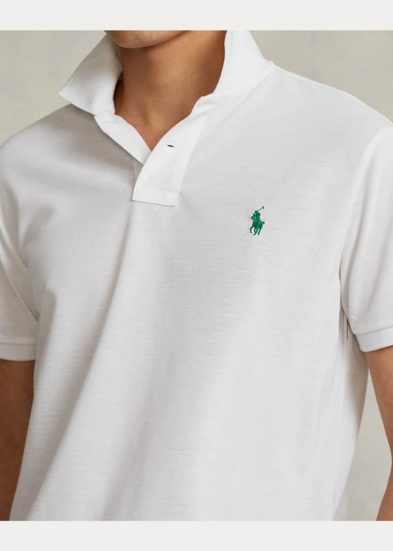 Camisa Polo The Earth Polo Hombre Blancos | EMQN28174 - vista 3