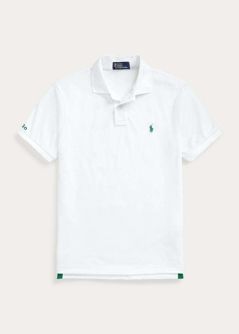 Camisa Polo The Earth Polo Hombre Blancos | EMQN28174 - vista 4