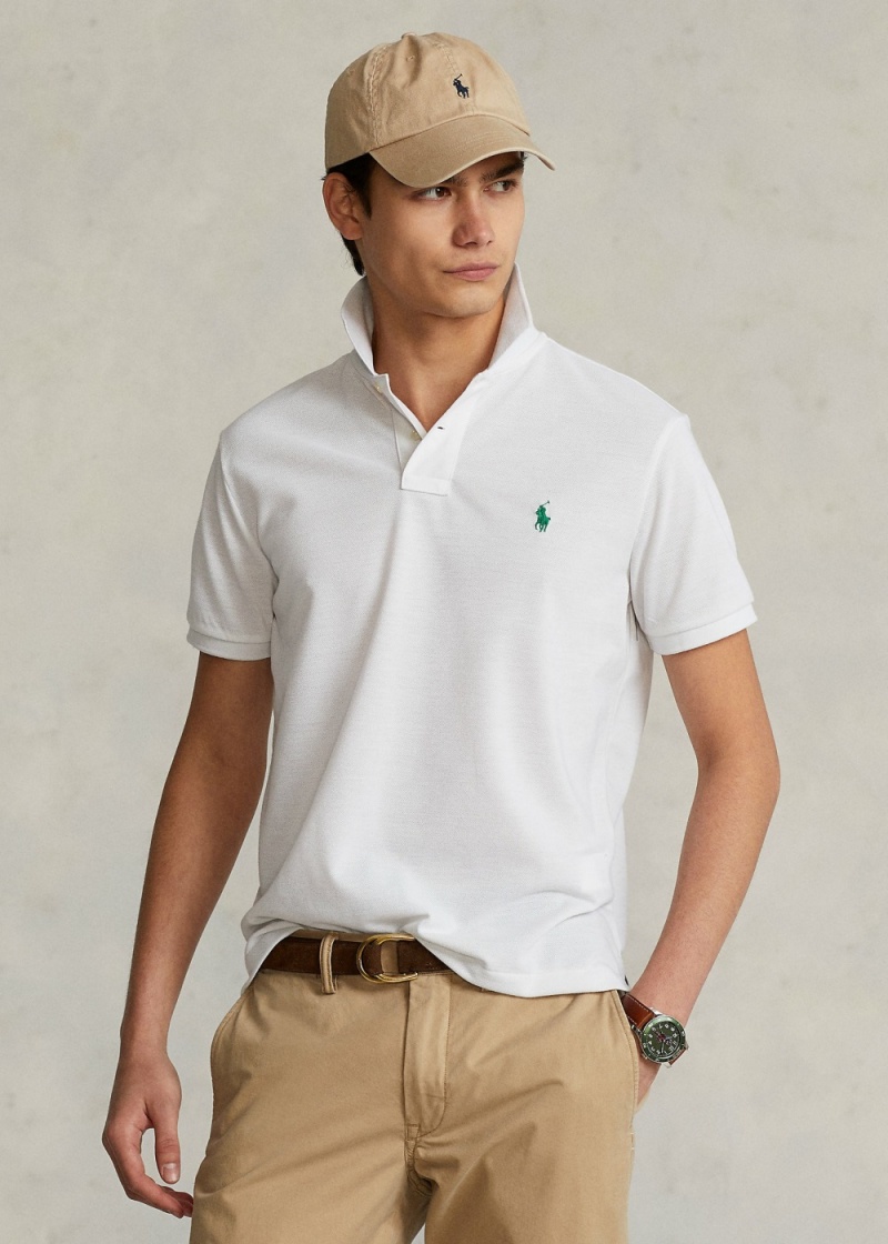 Camisa Polo The Earth Polo Hombre Blancos | EMQN28174 - vista 1