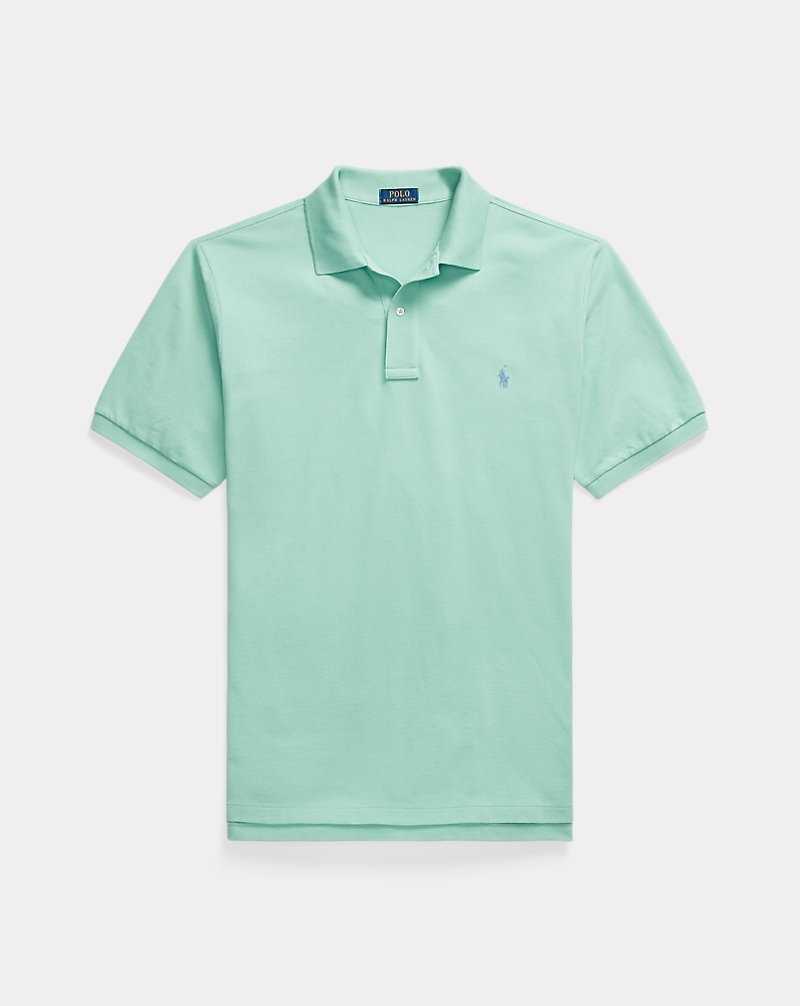 Camisa Polo Ralph Lauren The Iconic Mesh Hombre Celadon | TXMLDOC-25 - vista 2