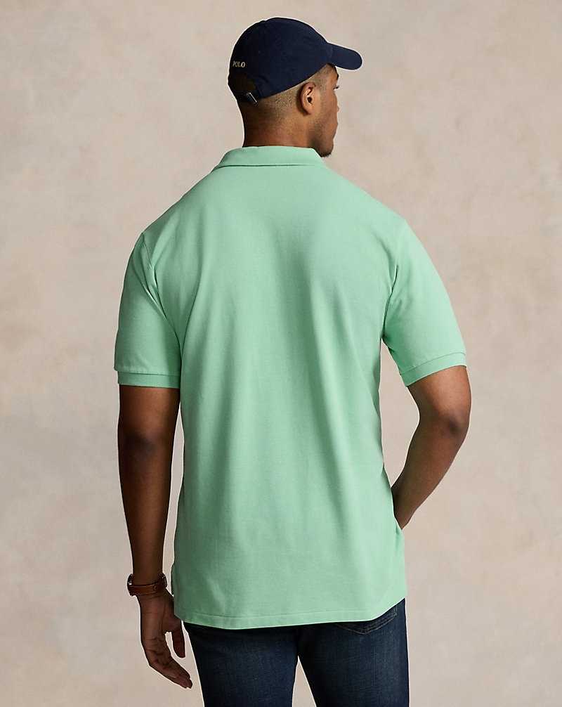 Camisa Polo Ralph Lauren The Iconic Mesh Hombre Celadon | TXMLDOC-25 - vista 4