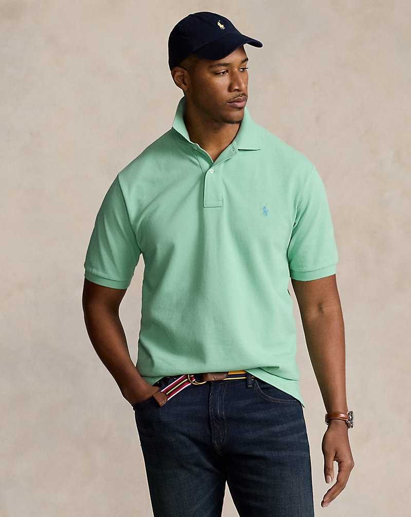 Camisa Polo Ralph Lauren The Iconic Mesh Hombre Celadon | TXMLDOC-25 - vista 1