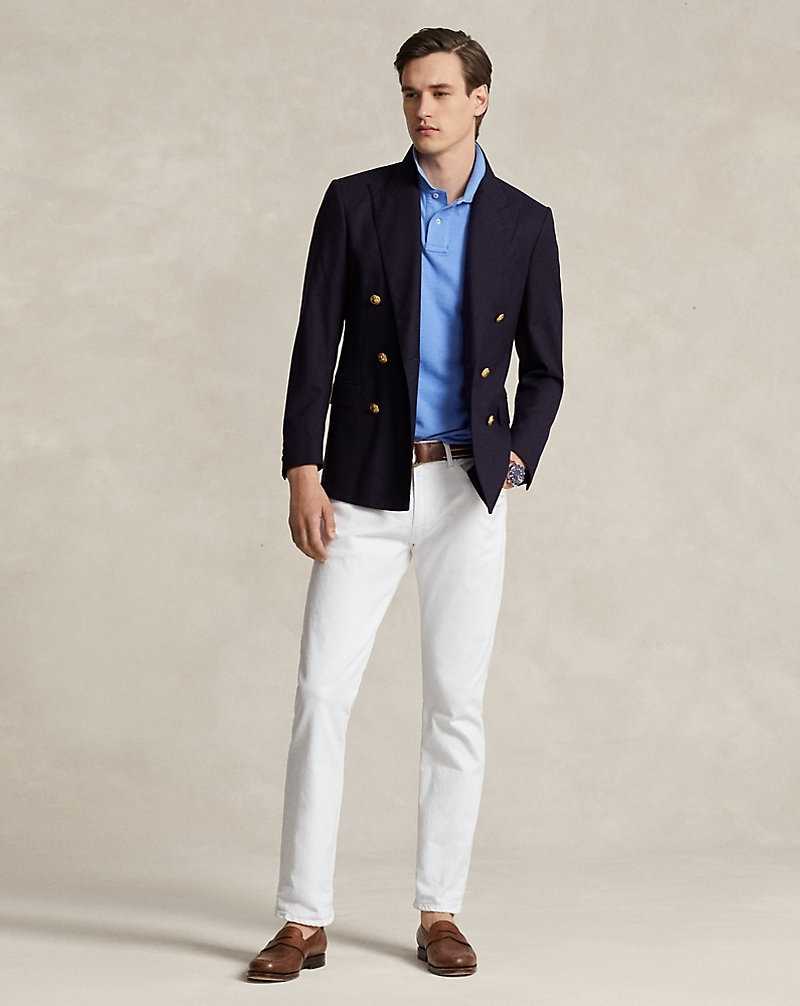 Camisa Polo Ralph Lauren The Iconic Mesh Hombre Harbour Island Blue/Navy | TLHKWMC-25 - vista 3