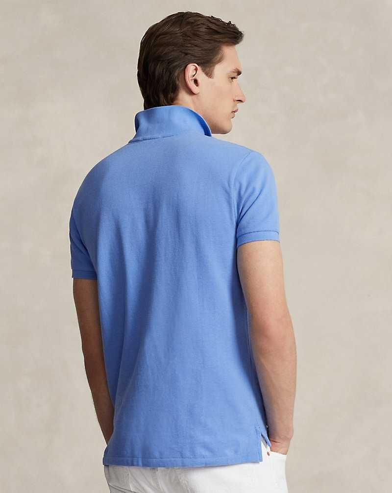 Camisa Polo Ralph Lauren The Iconic Mesh Hombre Harbour Island Blue/Navy | TLHKWMC-25 - vista 4
