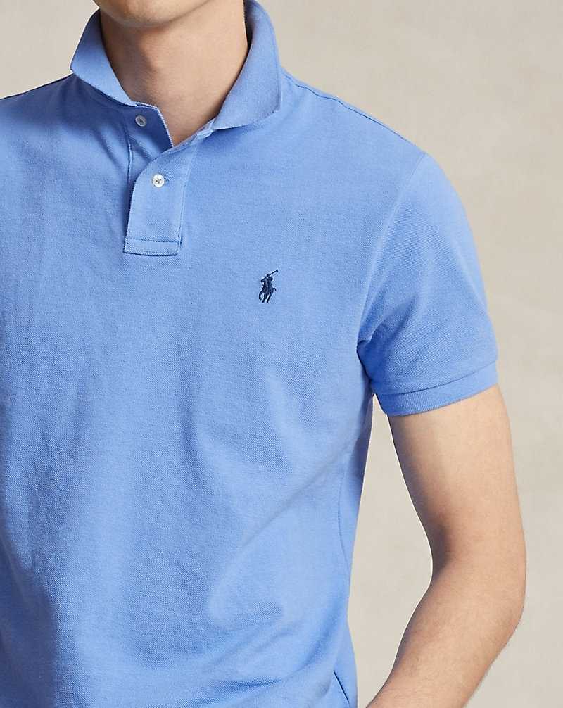 Camisa Polo Ralph Lauren The Iconic Mesh Hombre Harbour Island Blue/Navy | TLHKWMC-25 - vista 5
