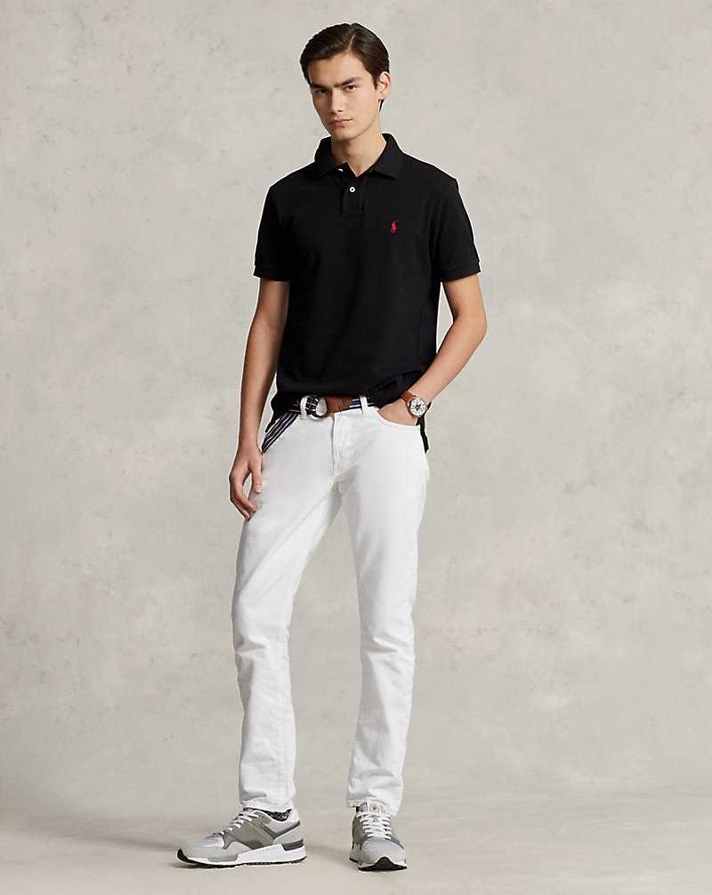 Camisa Polo Ralph Lauren The Iconic Mesh Hombre Black/Red | MOWDHXI-69 - vista 3