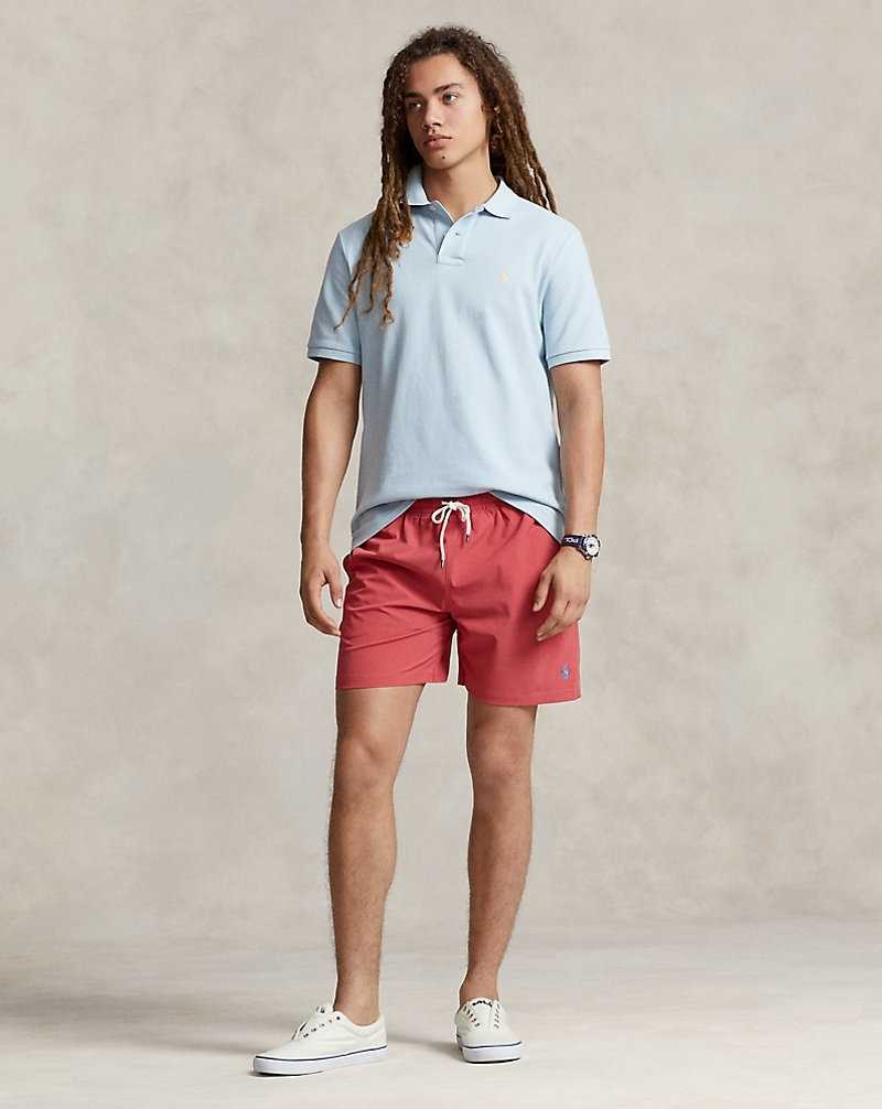 Camisa Polo Ralph Lauren The Iconic Mesh Hombre Azules | JZDLRWI-51 - vista 3
