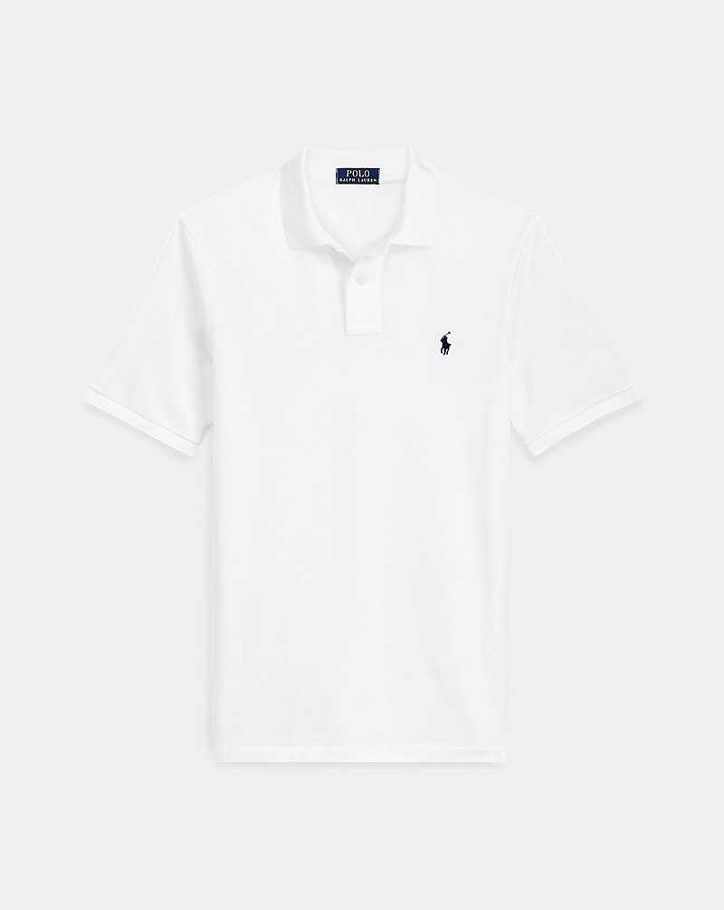 Camisa Polo Ralph Lauren The Iconic Mesh Hombre Blancos | HNGQOVZ-25 - vista 2