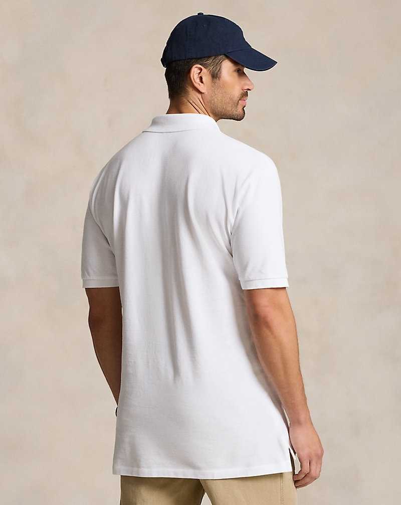 Camisa Polo Ralph Lauren The Iconic Mesh Hombre Blancos | HNGQOVZ-25 - vista 4
