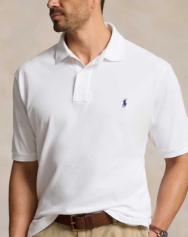 Camisa Polo Ralph Lauren The Iconic Mesh Hombre Blancos | HNGQOVZ-25 - vista 5