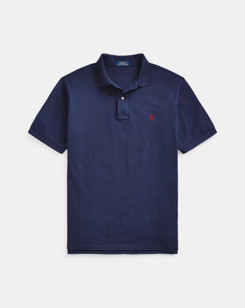 Camisa Polo Ralph Lauren The Iconic Mesh Hombre Navy/Red | JAYGHFE-91 - vista 2