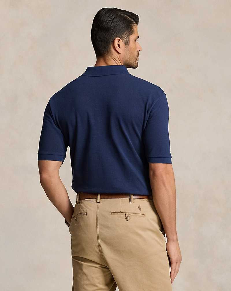 Camisa Polo Ralph Lauren The Iconic Mesh Hombre Navy/Red | JAYGHFE-91 - vista 4
