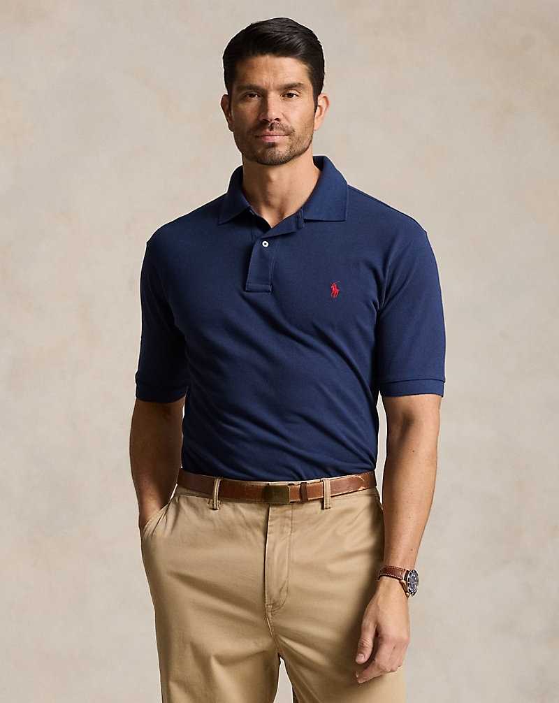 Camisa Polo Ralph Lauren The Iconic Mesh Hombre Navy/Red | JAYGHFE-91 - vista 1