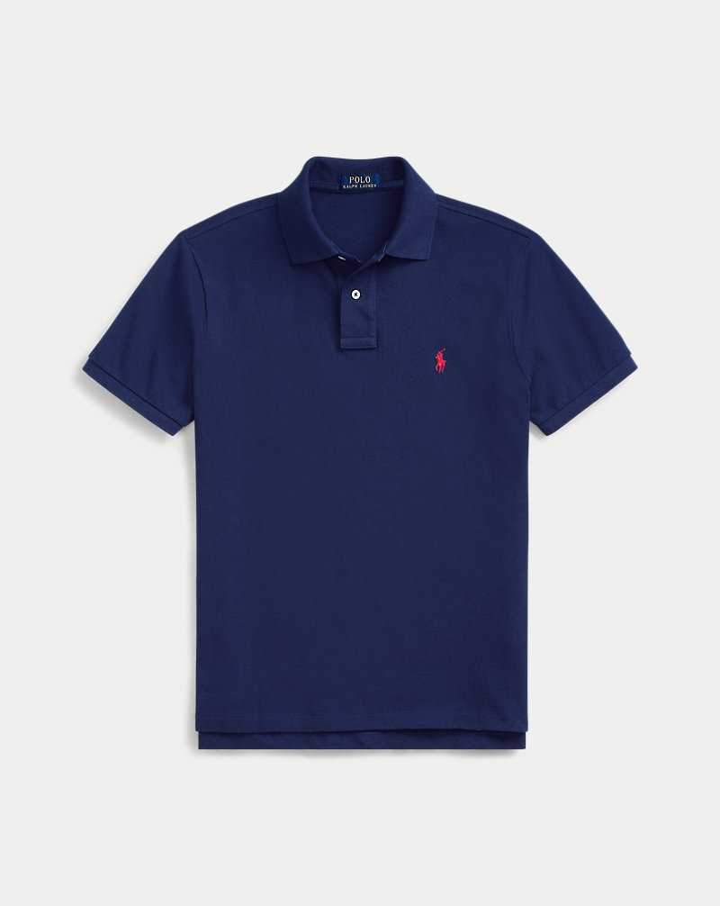 Camisa Polo Ralph Lauren The Iconic Mesh Hombre Navy/Red | PRTALHK-14 - vista 2