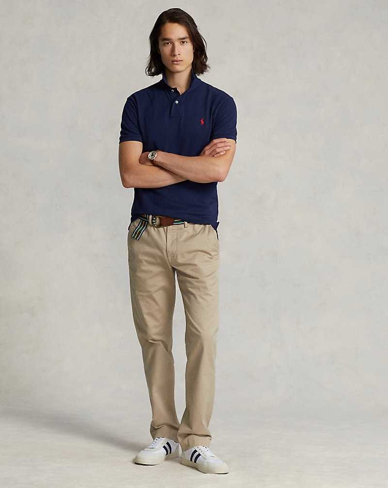 Camisa Polo Ralph Lauren The Iconic Mesh Hombre Navy/Red | PRTALHK-14 - vista 3