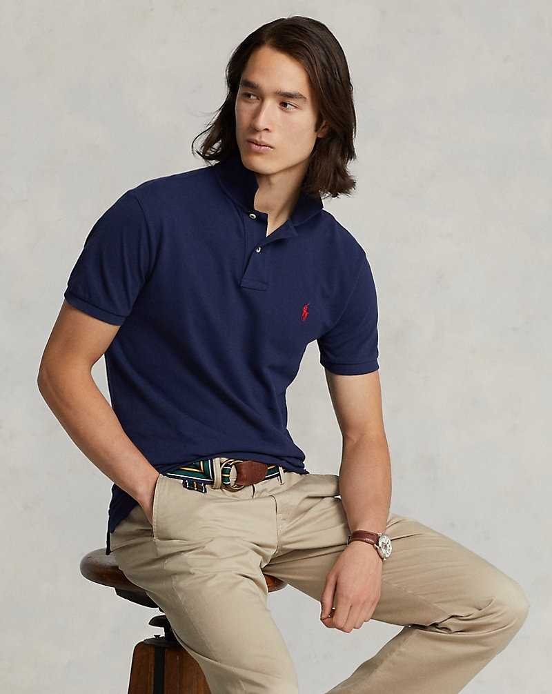 Camisa Polo Ralph Lauren The Iconic Mesh Hombre Navy/Red | PRTALHK-14 - vista 1
