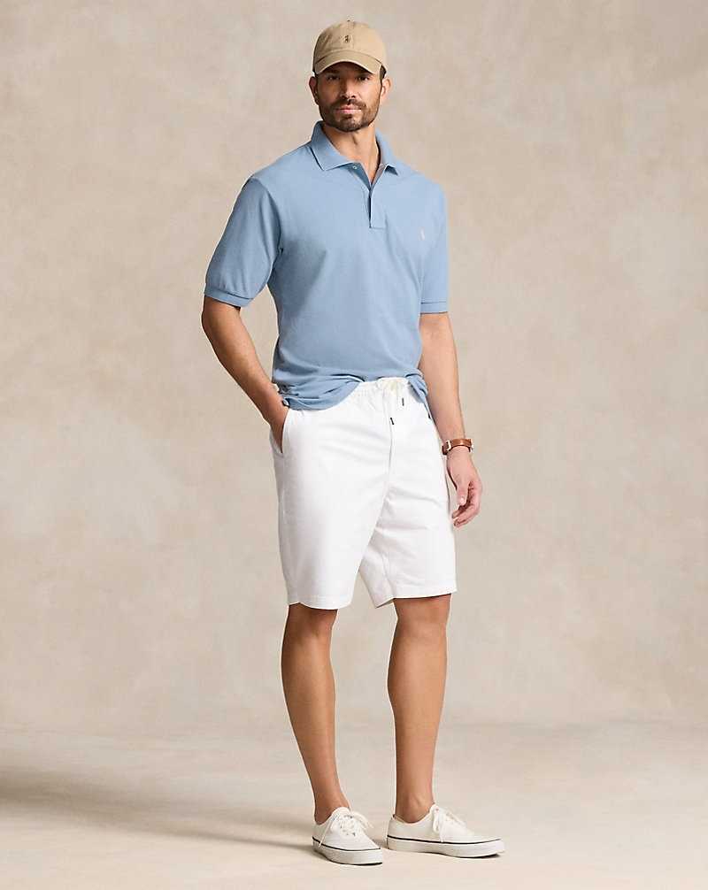 Camisa Polo Ralph Lauren The Iconic Mesh Hombre Azules | GNMOZSB-30 - vista 3