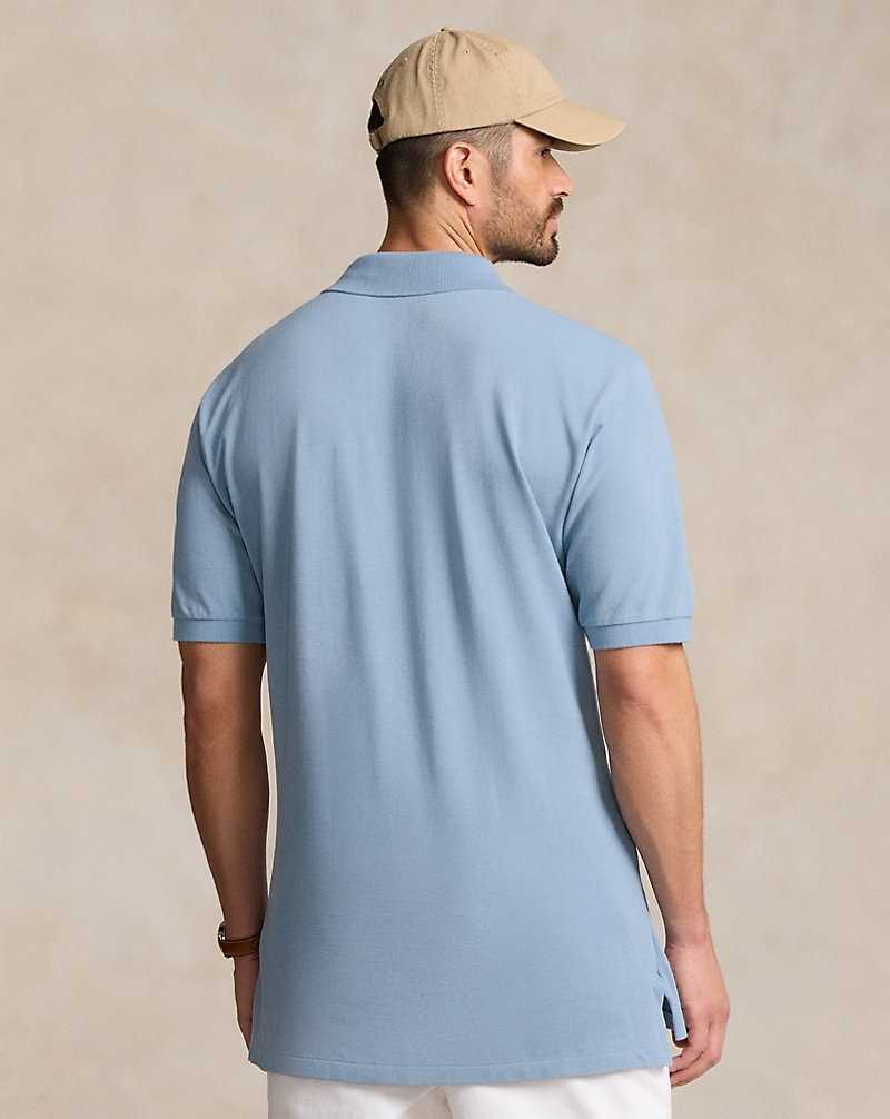 Camisa Polo Ralph Lauren The Iconic Mesh Hombre Azules | GNMOZSB-30 - vista 4