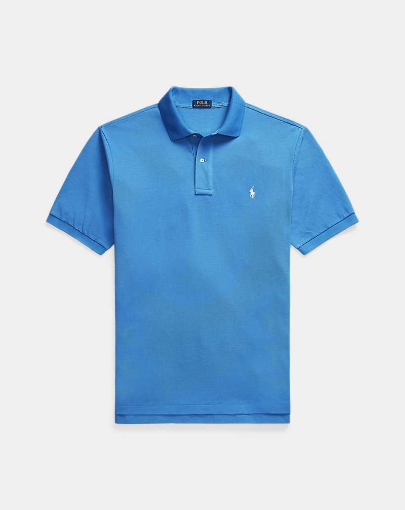Camisa Polo Ralph Lauren The Iconic Mesh Hombre Azules | PMEWCKO-79 - vista 2