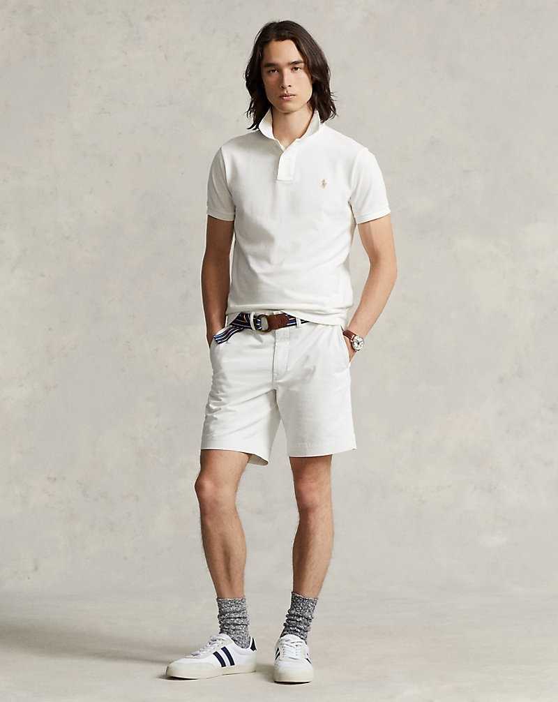 Camisa Polo Ralph Lauren The Iconic Mesh Hombre Blancos | ODINSJV-27 - vista 3