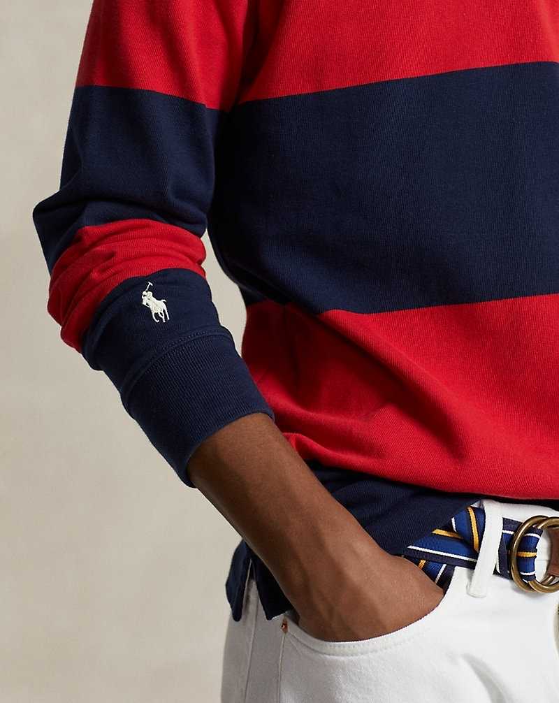 Camisa Polo Ralph Lauren The Iconic Rugby Hombre Rojos | PFRTQWX-56 - vista 5