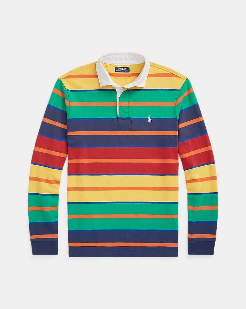 Camisa Polo Ralph Lauren The Iconic Rugby Hombre Yellowfin Multi | UXTLZYA-42 - vista 2
