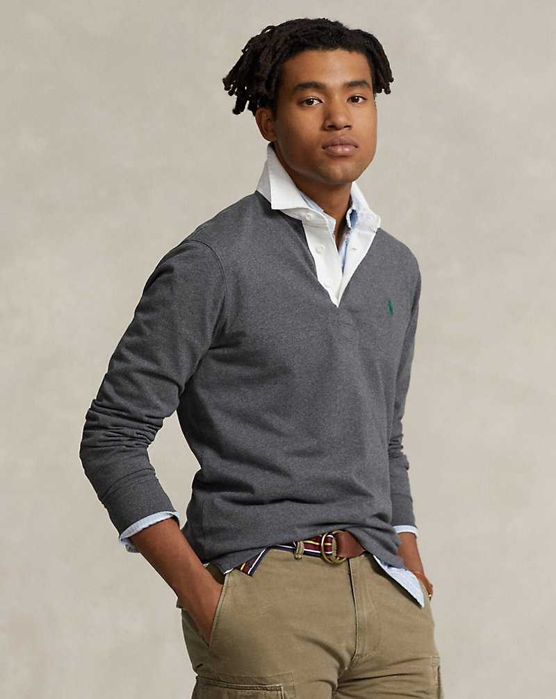 Camisa Polo Ralph Lauren The Iconic Rugby Hombre Barclay Heather | BVTMAPJ-29 - vista 1