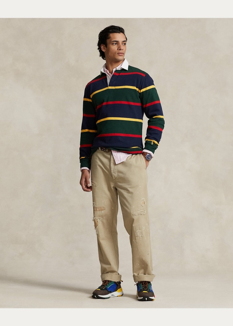 Camisa Polo The Iconic Rugby Shirt Hombre Multicolor | ESZJ73159 - vista 2