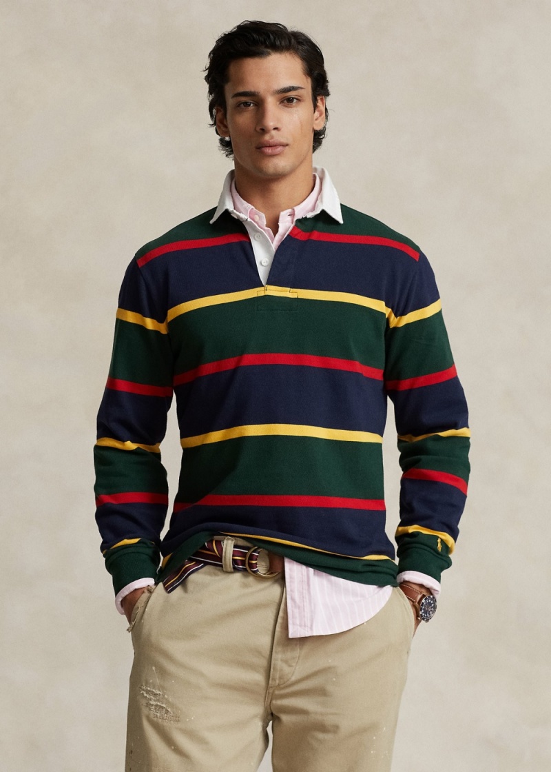 Camisa Polo The Iconic Rugby Shirt Hombre Multicolor | ESZJ73159 - vista 1