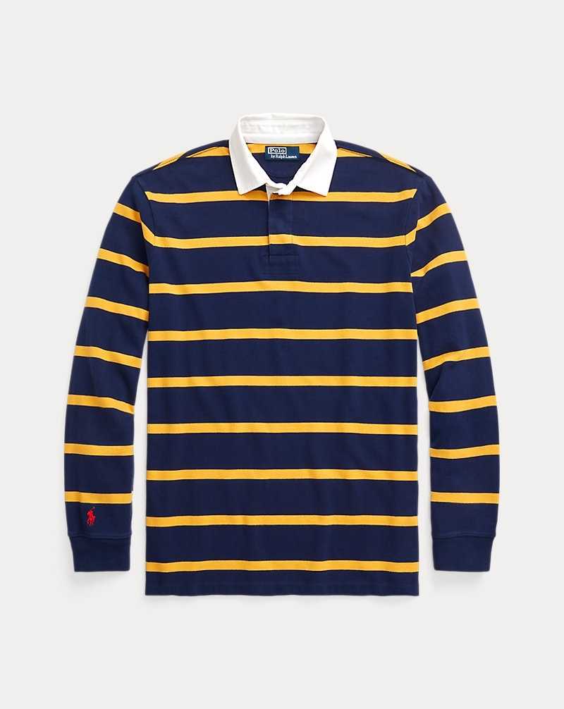 Camisa Polo Ralph Lauren The Iconic Rugby Hombre Azules | LIPADYN-93 - vista 2