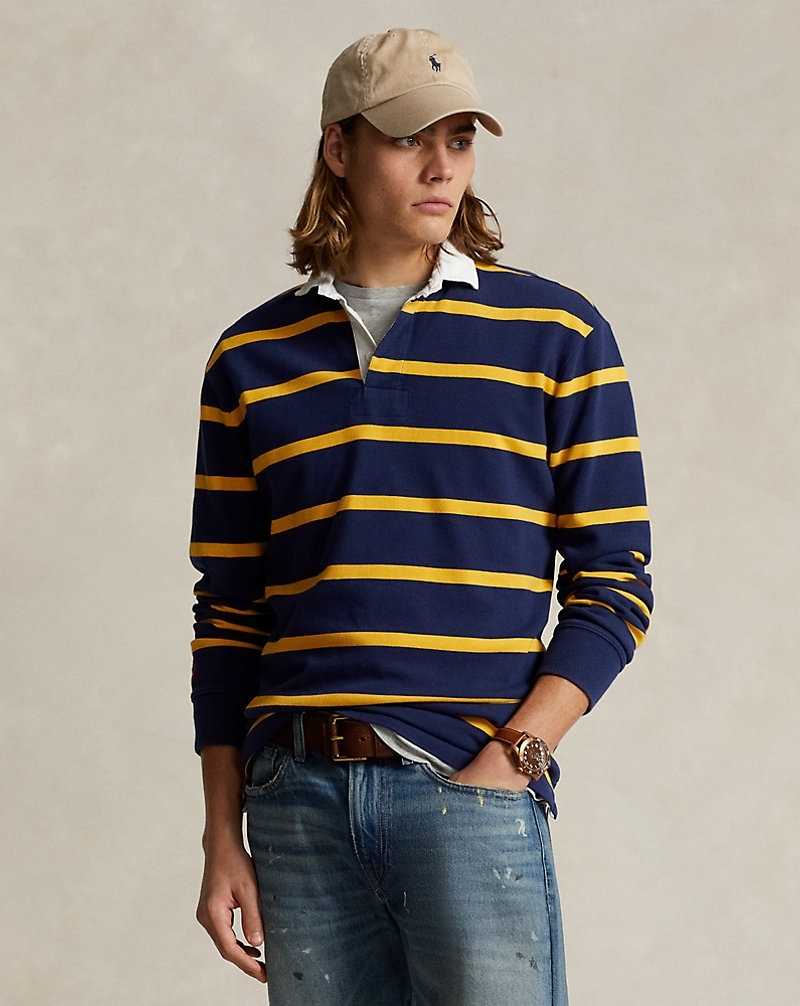 Camisa Polo Ralph Lauren The Iconic Rugby Hombre Azules | LIPADYN-93 - vista 1