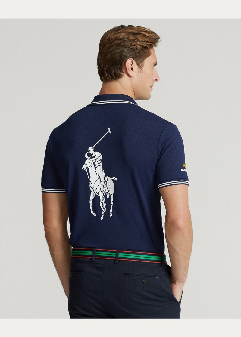 Camisa Polo US Open Umpire Hombre Azul Marino | MRBS17286 - vista 3