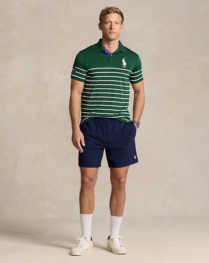 Camisa Polo Ralph Lauren Wimbledon Greensman Hombre Northwest Pine/Ceramic Wh | GAWSVUQ-16 - vista 3