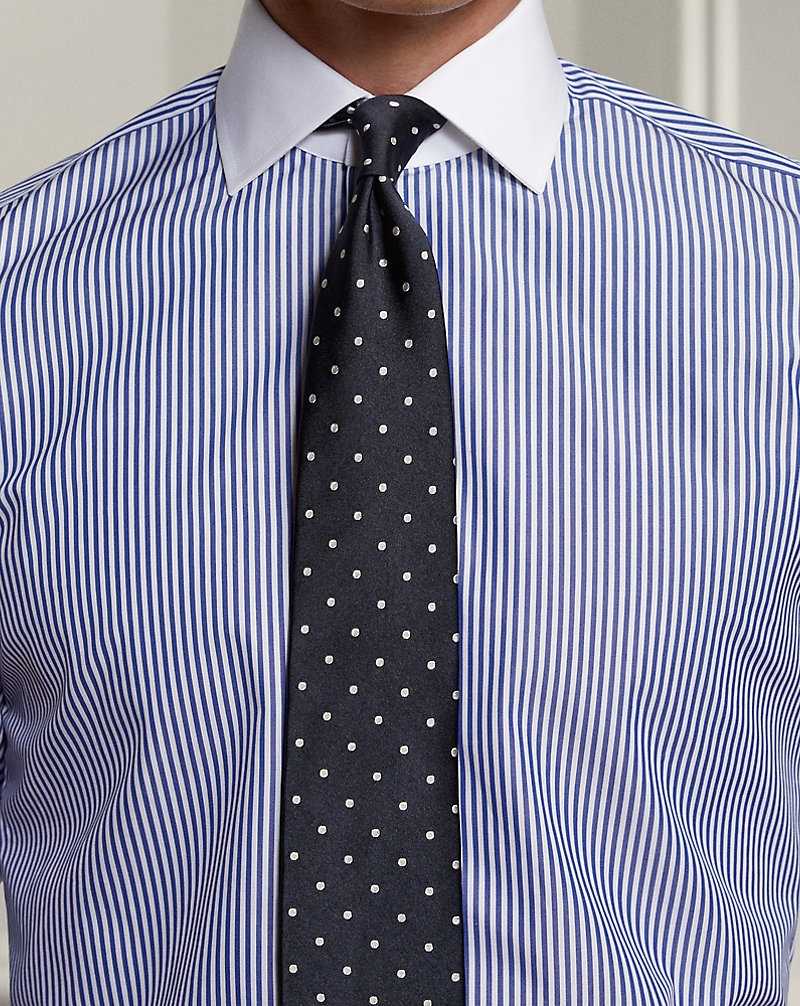 Camisas Formales Ralph Lauren Bengal-Stripe French Cuff Hombre Azules Blancos | ZSDUKNR-54 - vista 5