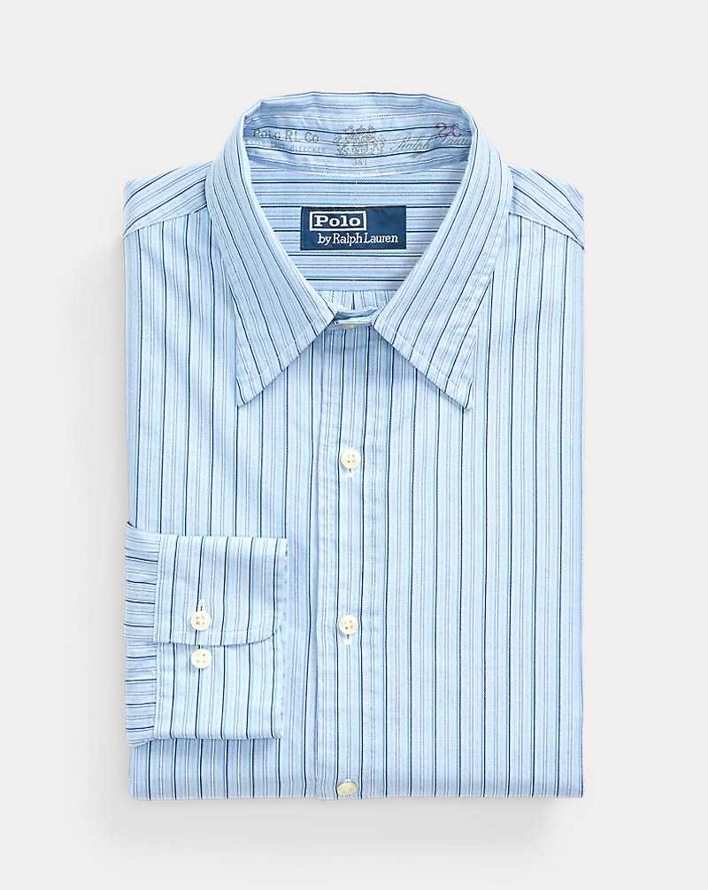 Camisas Formales Ralph Lauren Classic Fit Striped Hombre Azules | EOKNSRH-30 - vista 2