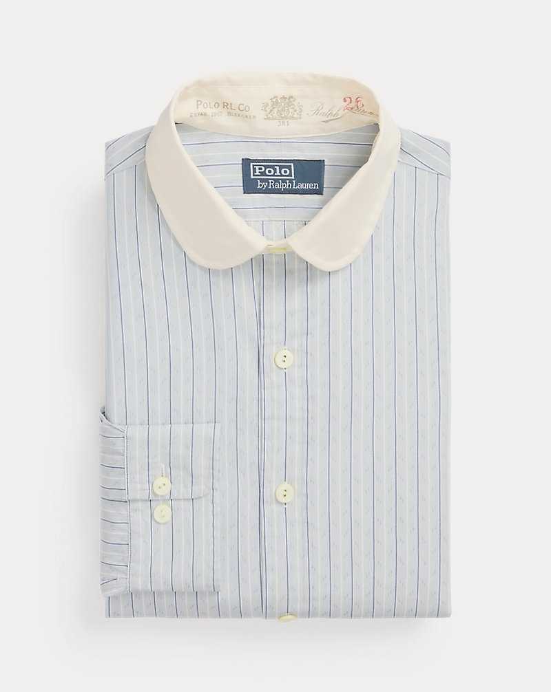 Camisas Formales Ralph Lauren Classic Fit Striped Hombre Blue/White | TBOEQSI-26 - vista 2