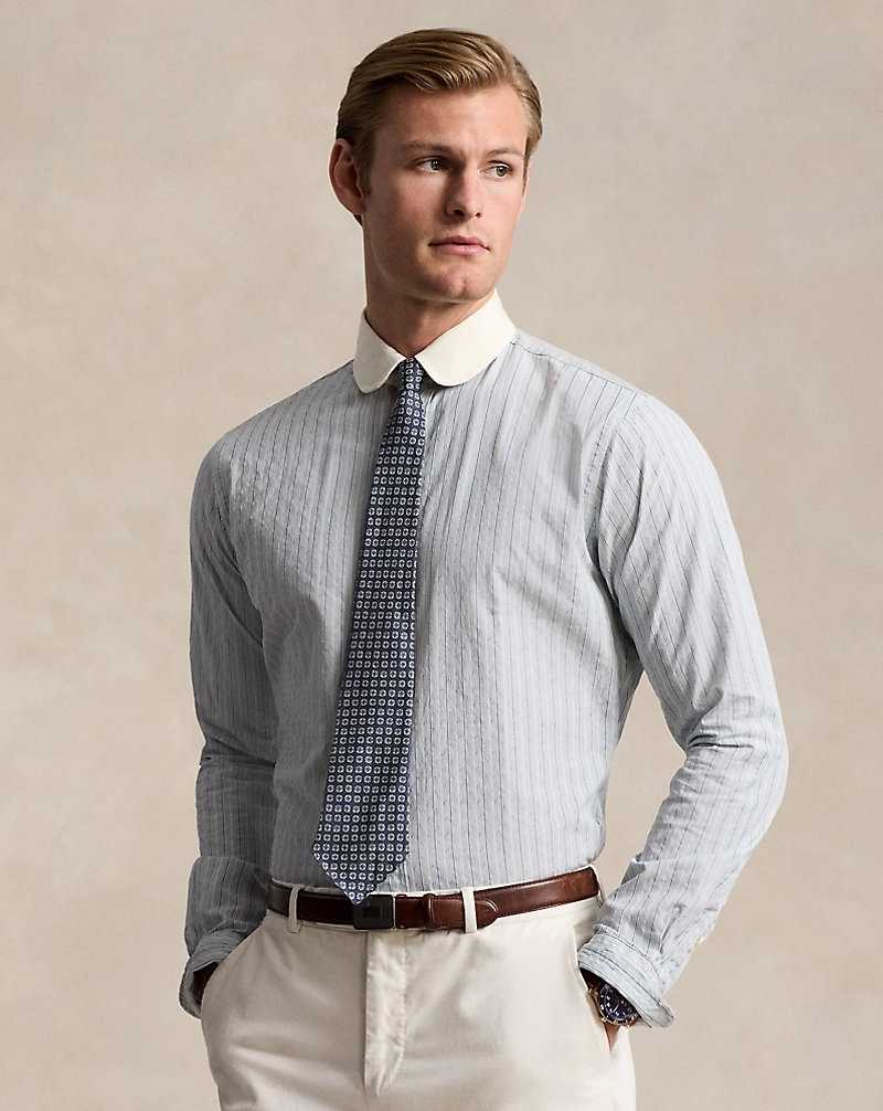 Camisas Formales Ralph Lauren Classic Fit Striped Hombre Blue/White | TBOEQSI-26 - vista 1