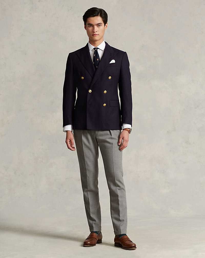 Camisas Formales Ralph Lauren Custom Fit Poplin Hombre Blancos | AUQMFHS-13 - vista 3